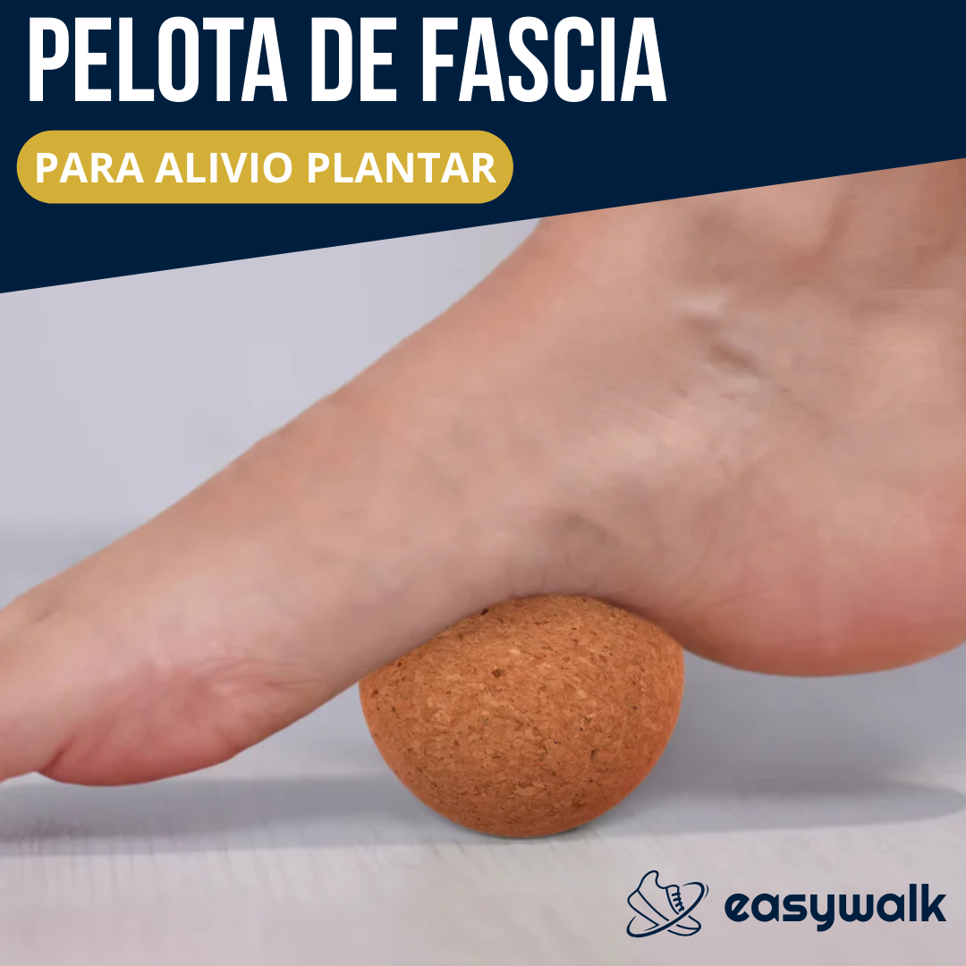 Pelota de fascia para alivio plantar