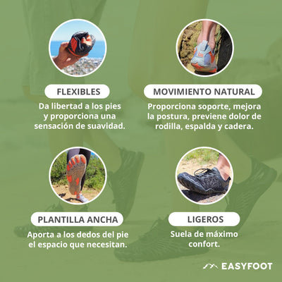 Pack alivio para juanetes: Barefoot Samplex + Separadores + Banda Correctora